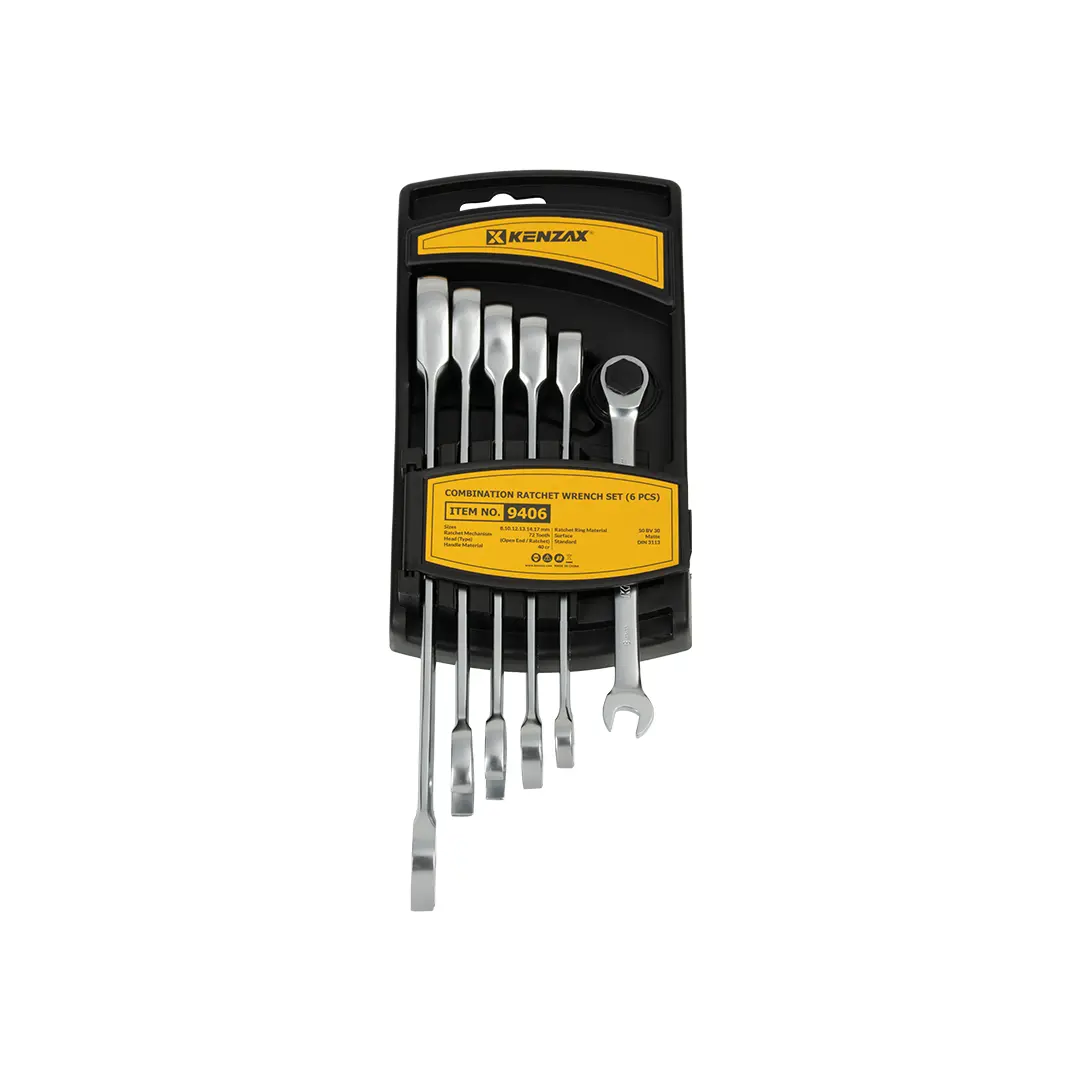 آچار یک سر جغجغه‌ای ۶ عددی کروم وانادیوم | 9406 2